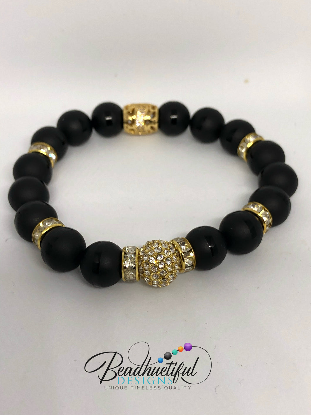 Black and Gold Glimmer
